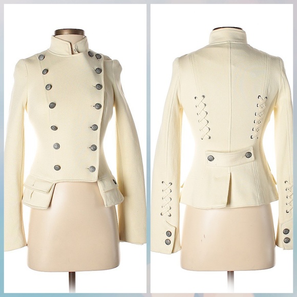 Free People Jackets & Blazers - Free People Cream Corset Jacket Blazer 0 XS